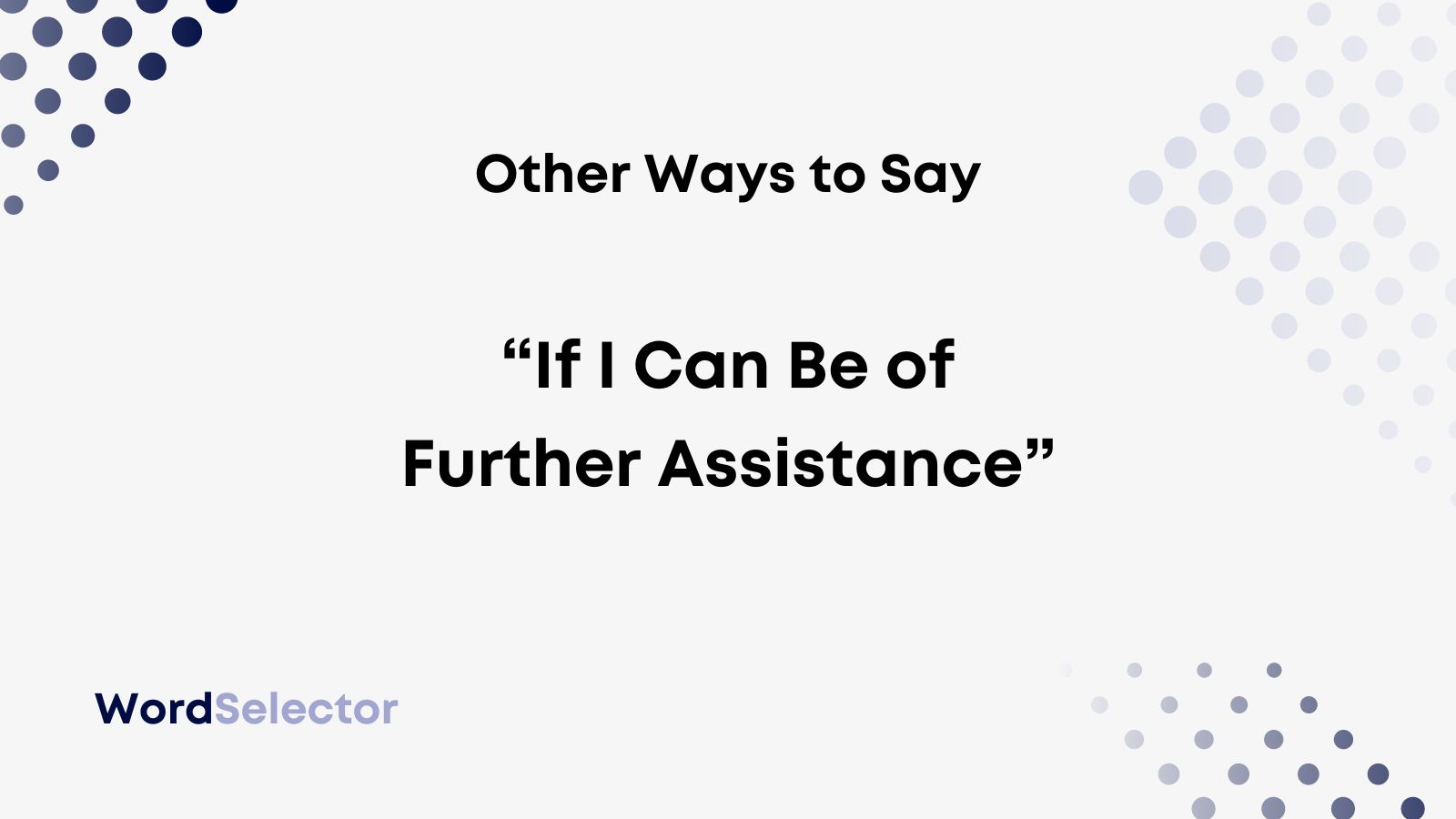 Other Ways To Say Financial Assistance