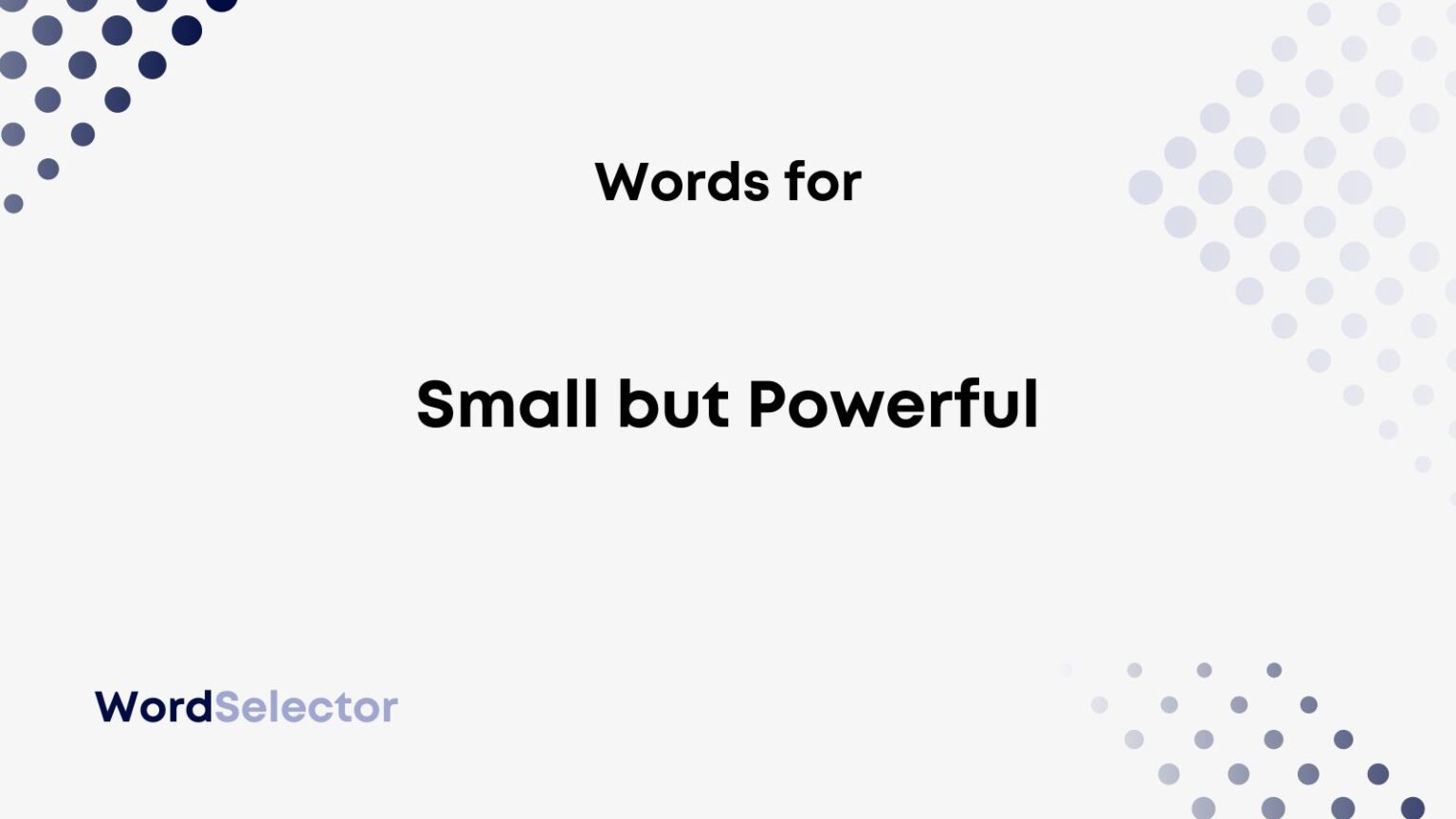 10-words-for-small-but-powerful-wordselector