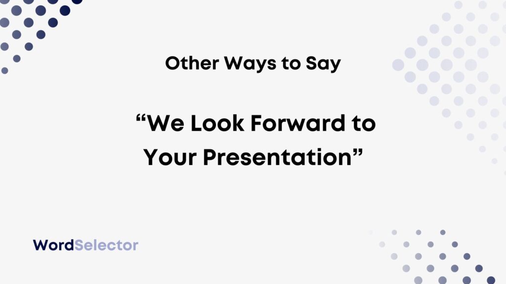 we look forward to your comments