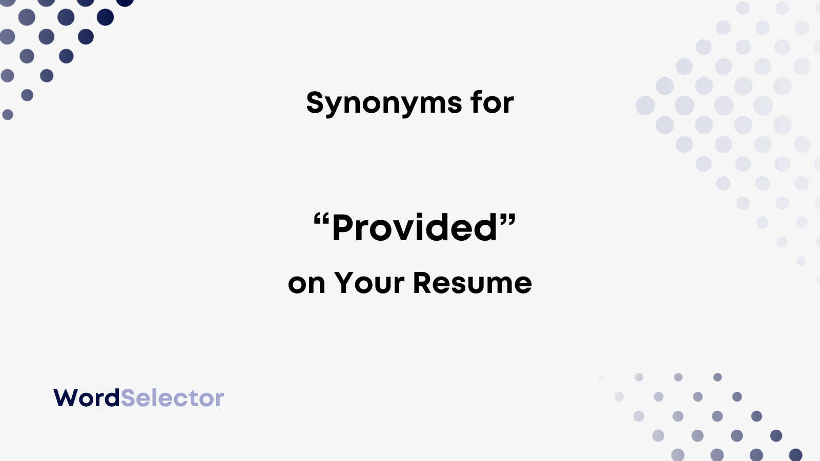 provide support synonym resume