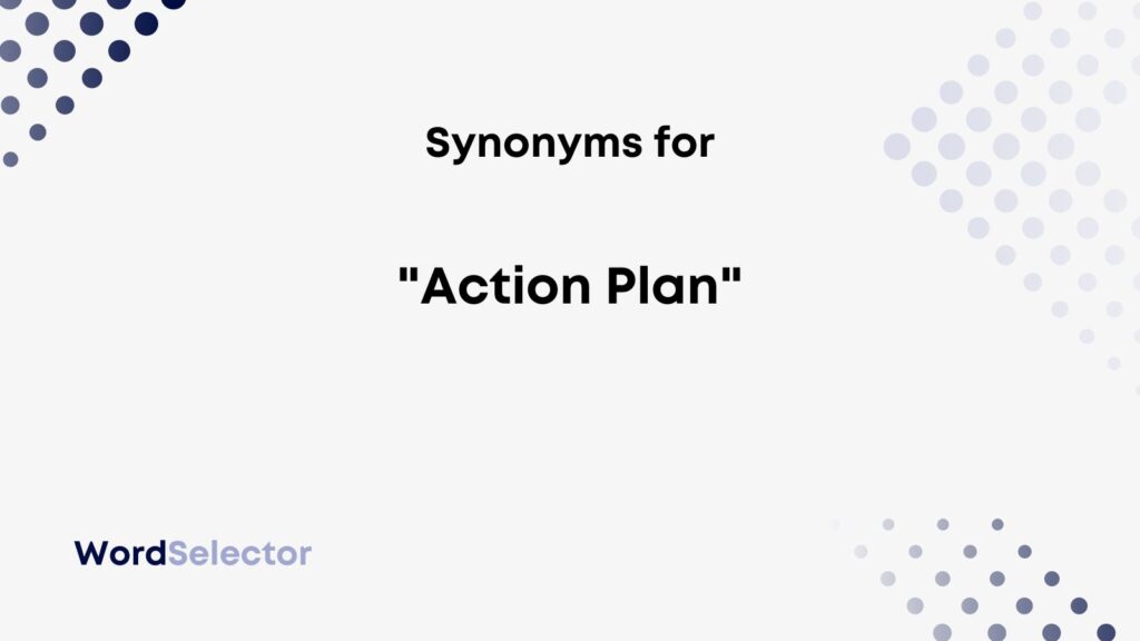 action plans synonym