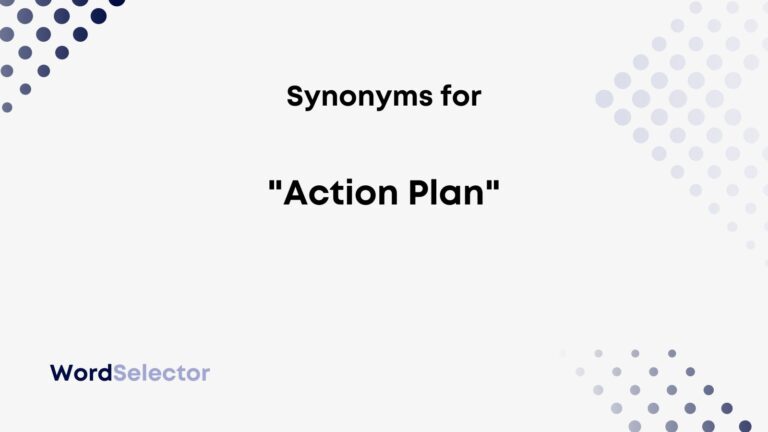Synonyms for quot Action Plan quot WordSelector